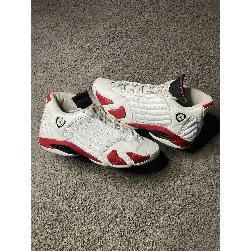 Size 15- 2006 Nike Air Jordan Retro 14 Cherry Candy Cane